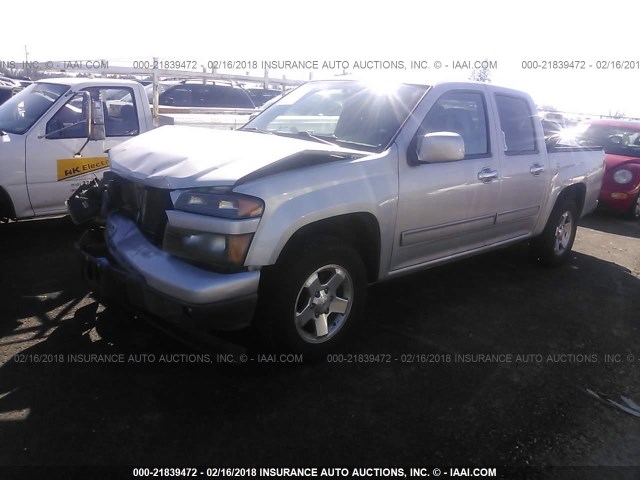 1GCDSCD92A8109620 - 2010 CHEVROLET COLORADO LT SILVER photo 2