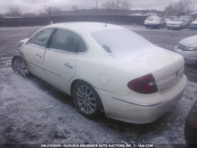 2G4WE587471200447 - 2007 BUICK LACROSSE CXS WHITE photo 3