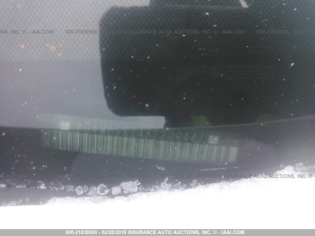 2G4WE587471200447 - 2007 BUICK LACROSSE CXS WHITE photo 9