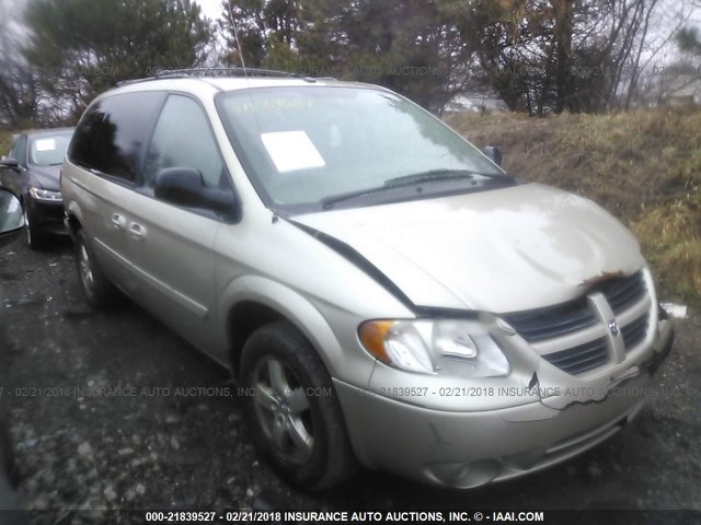 2D4GP44L86R909529 - 2006 DODGE GRAND CARAVAN SXT TAN photo 1