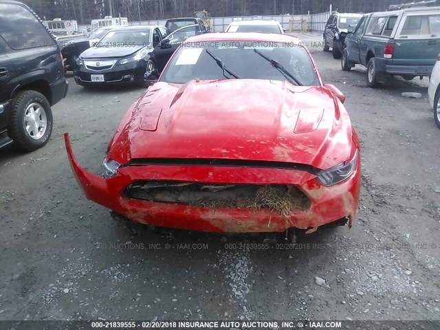 1FA6P8CF9H5311886 - 2017 FORD MUSTANG GT RED photo 6