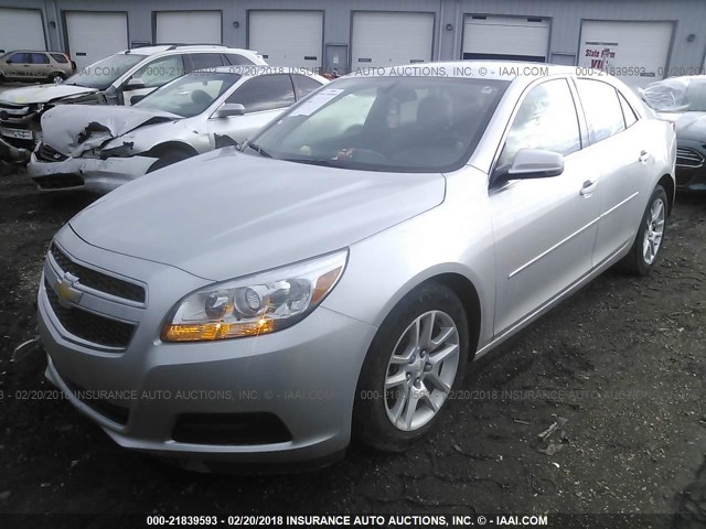 1G11C5SA0DF182860 - 2013 CHEVROLET MALIBU 1LT 银色 照片 2
