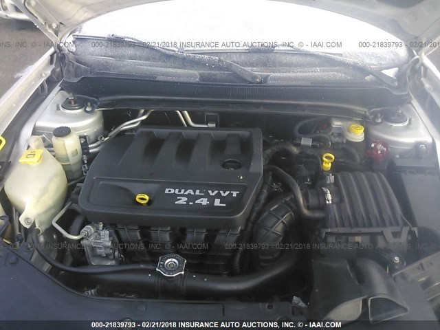 1B3BD4FB6BN534088 - 2011 DODGE AVENGER EXPRESS 银色 照片 10