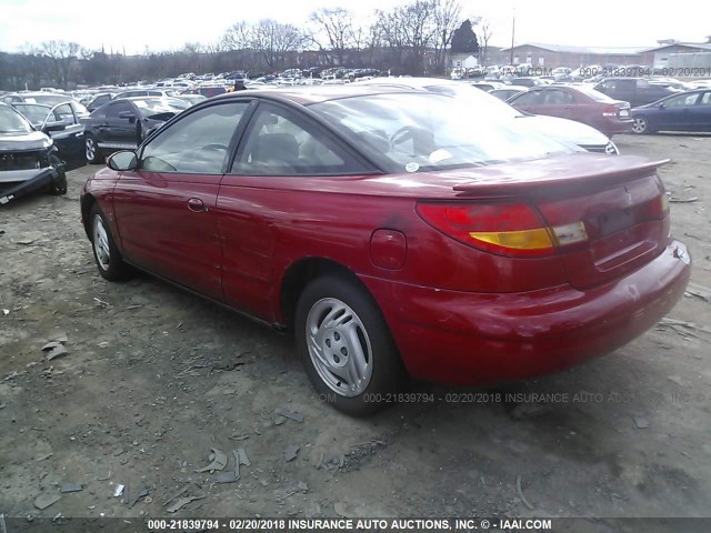 1G8ZH1278WZ291913 - 1998 SATURN SC2 RED photo 3