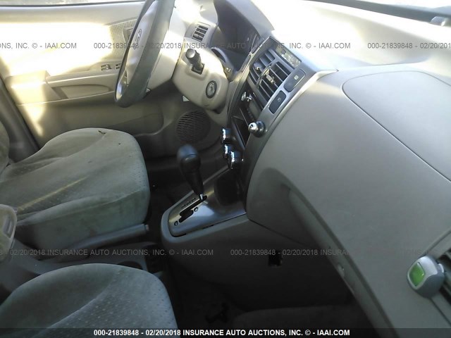 KM8JN72D25U088995 - 2005 HYUNDAI TUCSON GLS/LX BLUE photo 5