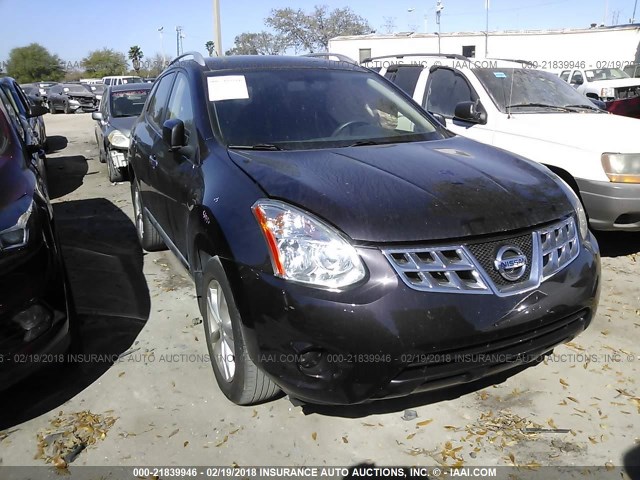 JN8AS5MV4DW127603 - 2013 NISSAN ROGUE S/SV PURPLE photo 1