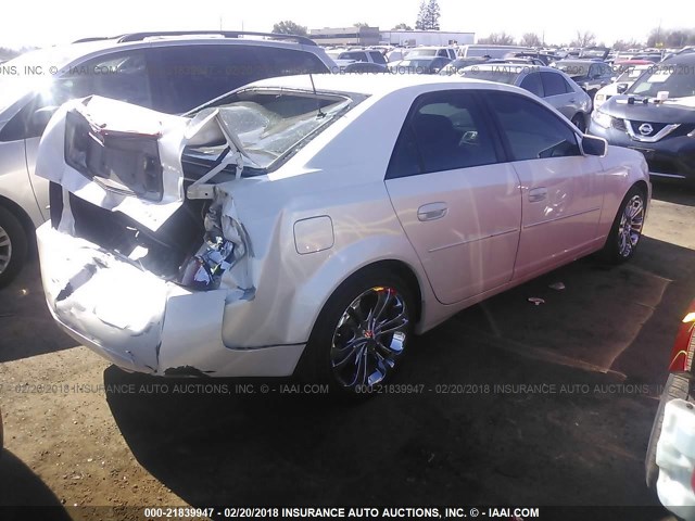 1G6DM57N930153178 - 2003 CADILLAC CTS WHITE photo 4