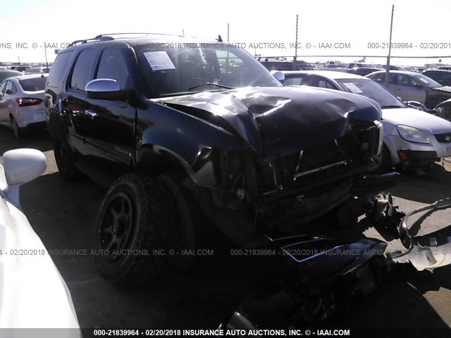 1GNFC13058J128752 - 2008 CHEVROLET TAHOE C1500 BLACK photo 1