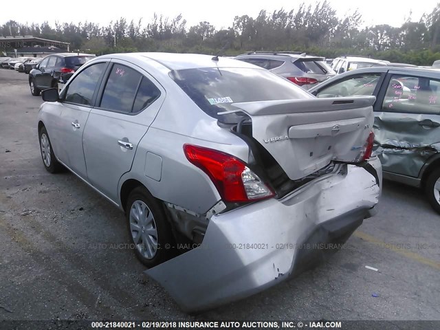 3N1CN7AP4FL837089 - 2015 NISSAN VERSA S/S PLUS/SV/SL SILVER photo 3