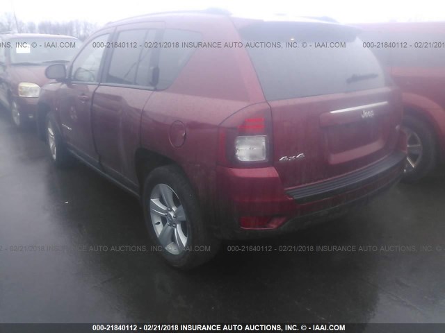 1C4NJDEB4GD756518 - 2016 JEEP COMPASS LATITUDE 红色 照片 3