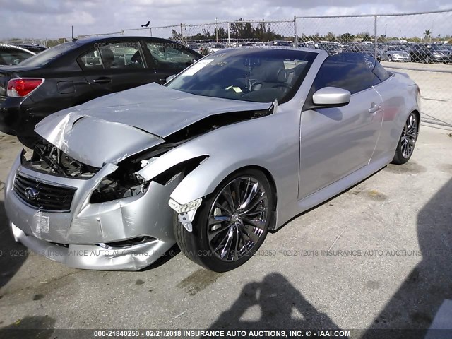 JN1CV6FE9DM771773 - 2013 INFINITI G37 SPORT/IPL SILVER photo 2