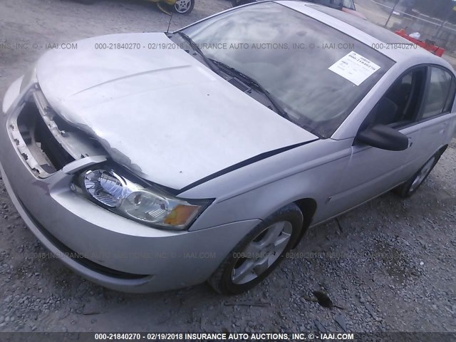 1G8AZ55F56Z127734 - 2006 SATURN ION LEVEL 2 SILVER photo 2