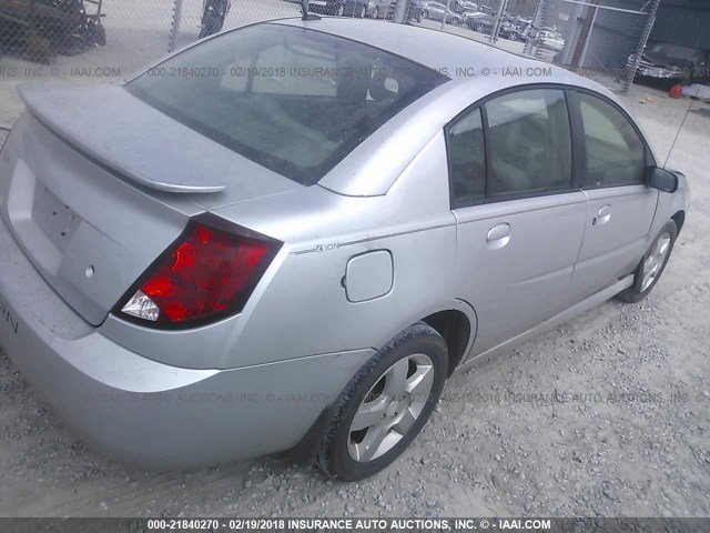 1G8AZ55F56Z127734 - 2006 SATURN ION LEVEL 2 SILVER photo 4