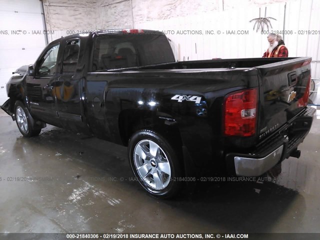 1GCSKTE22AZ104288 - 2010 CHEVROLET SILVERADO K1500 LTZ BLACK photo 3