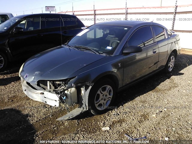 1G8AW15F07Z124601 - 2007 SATURN ION LEVEL 3 GRAY photo 2