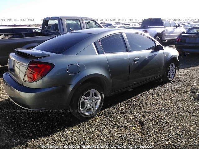 1G8AW15F07Z124601 - 2007 SATURN ION LEVEL 3 GRAY photo 4