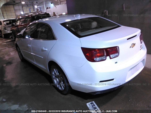 1G11C5SL3FU147181 - 2015 CHEVROLET MALIBU 1LT 白色 照片 3