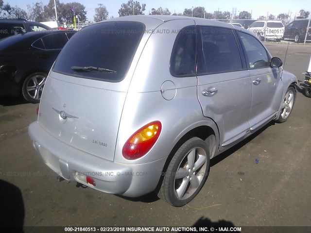 3C4FY78G03T515018 - 2003 CHRYSLER PT CRUISER GT SILVER photo 4