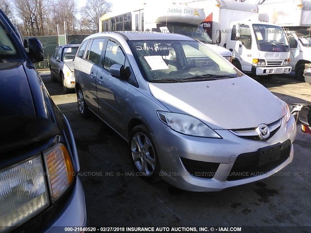 JM1CR29L290356653 - 2009 MAZDA 5 SILVER photo 1