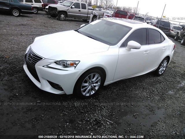 JTHBA1D21G5027677 - 2016 LEXUS IS 200T WHITE photo 2