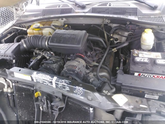 1J4GL48K22W124770 - 2002 JEEP LIBERTY SPORT 银色 照片 10