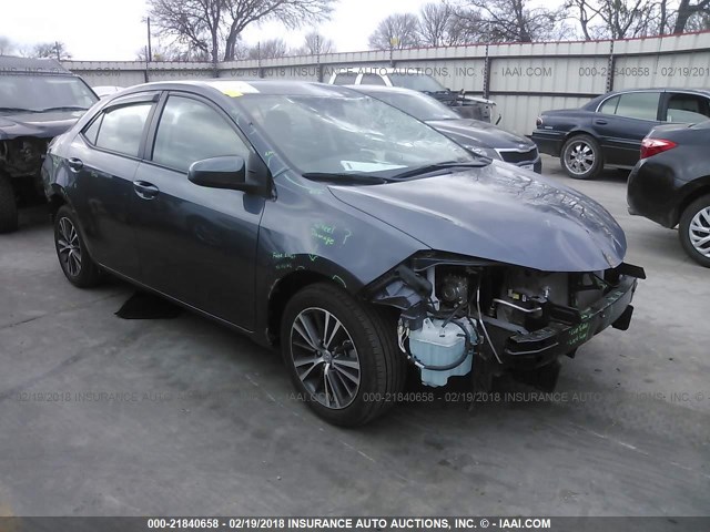 5YFBURHE7GP373151 - 2016 TOYOTA COROLLA L/LE/LE PLS/PRM/S/S PLS GRAY photo 1