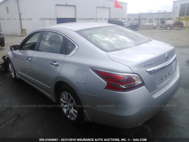 1N4AL3AP0FC493930 - 2015 NISSAN ALTIMA 2.5/S/SV/SL SILVER photo 3