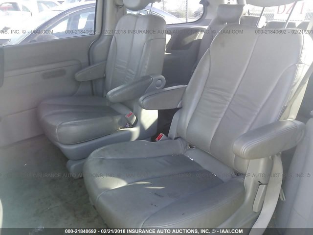 KNDMB233776112167 - 2007 KIA SEDONA EX/LX BLUE photo 8