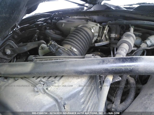 2G4WE587X61218725 - 2006 BUICK LACROSSE CXS BLACK photo 10