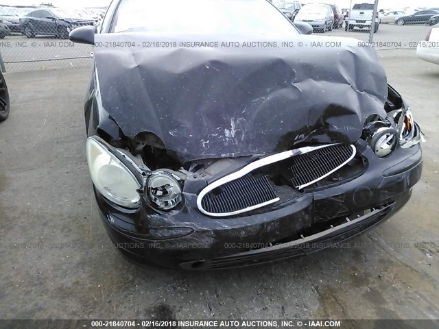 2G4WE587X61218725 - 2006 BUICK LACROSSE CXS BLACK photo 6