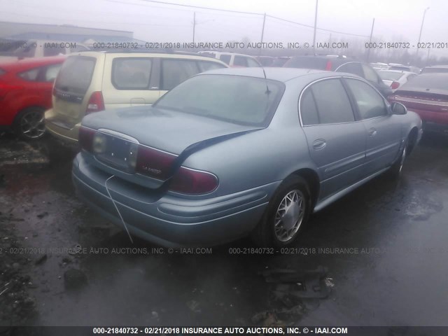 1G4HP52K63U185125 - 2003 BUICK LESABRE CUSTOM BLUE photo 4