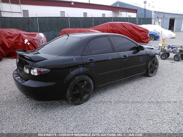 1YVHP80C085M35097 - 2008 MAZDA 6 I BLACK photo 4