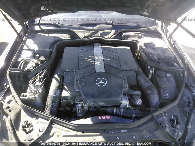 WDDDJ75X96A067718 - 2006 MERCEDES-BENZ CLS 500C BLUE photo 10