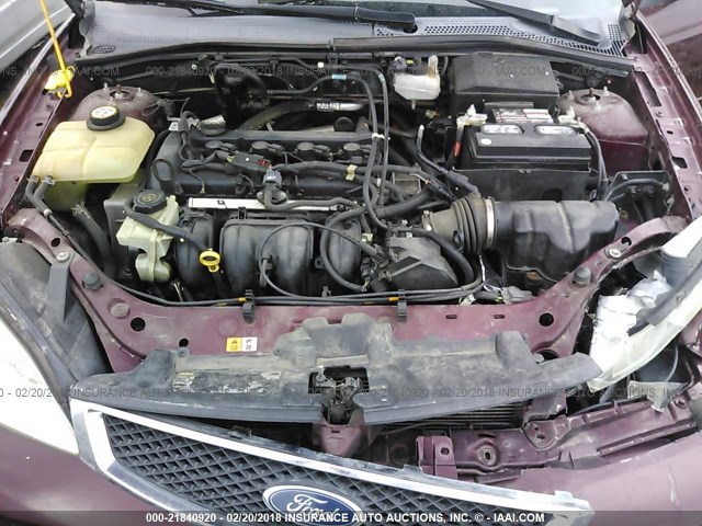 1FAFP34N07W252261 - 2007 FORD FOCUS ZX4/S/SE/SES 红色 照片 10