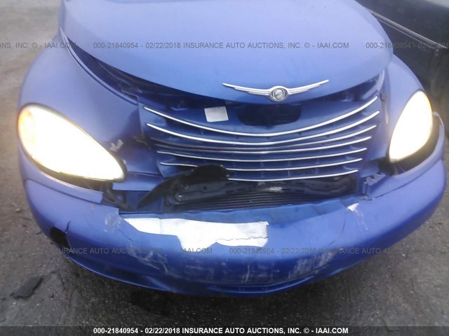 3C3AY75S85T362222 - 2005 CHRYSLER PT CRUISER GT BLUE photo 6