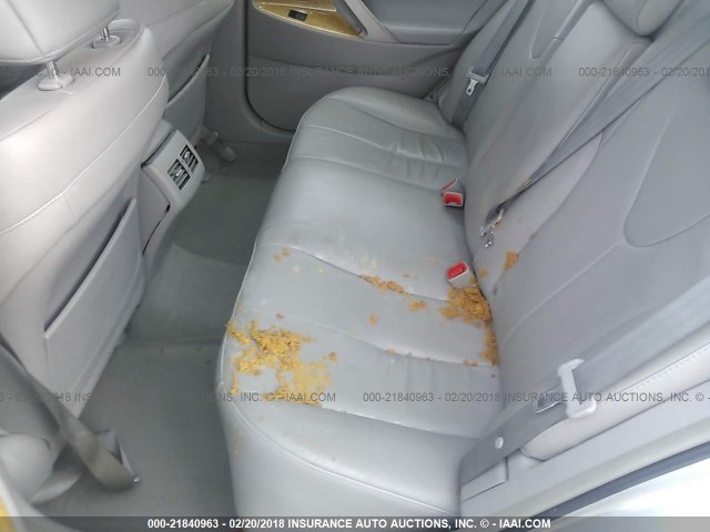 4T1BK46K57U508272 - 2007 TOYOTA CAMRY NEW GENERAT LE/XLE/SE SILVER photo 8