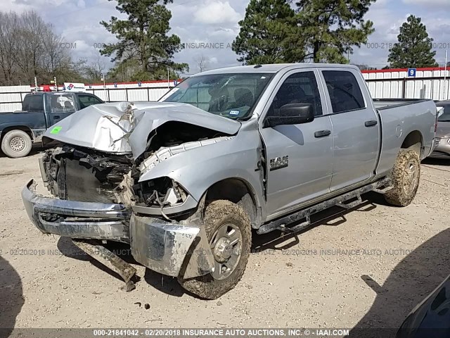 3C6UR5CL5GG124952 - 2016 RAM 2500 ST SILVER photo 2