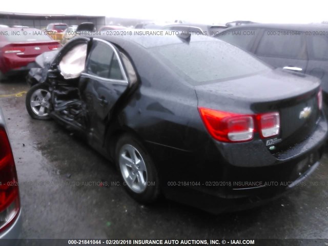1G11B5SL9FF319401 - 2015 CHEVROLET MALIBU LS შავი ფოტო 3