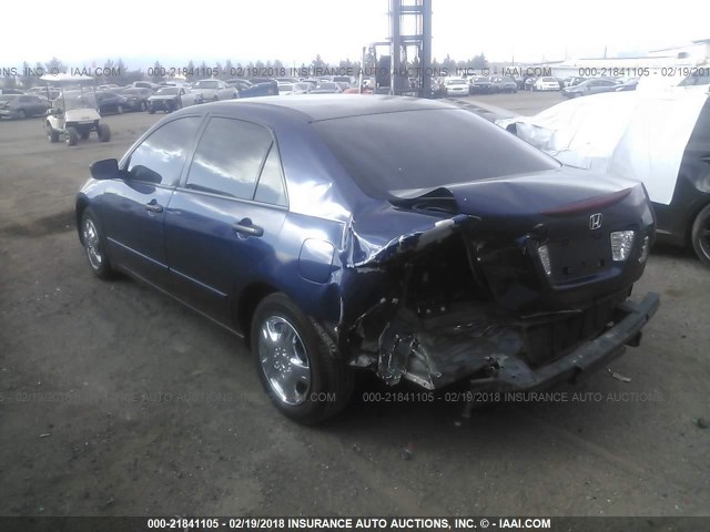 JHMCM56157C025742 - 2007 HONDA ACCORD VALUE BLUE photo 3