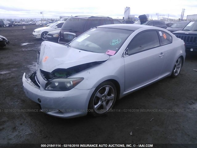 JTKDE177350009027 - 2005 TOYOTA SCION TC 银色 照片 2