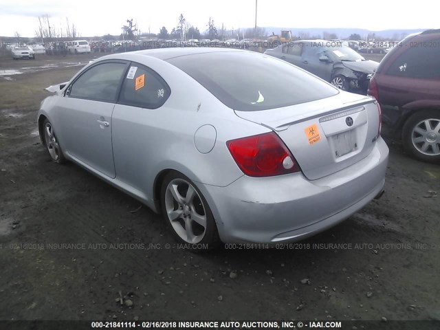 JTKDE177350009027 - 2005 TOYOTA SCION TC 银色 照片 3