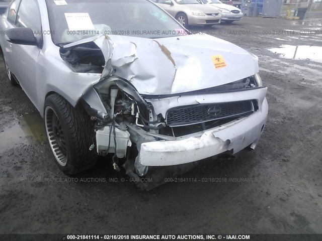 JTKDE177350009027 - 2005 TOYOTA SCION TC 银色 照片 6