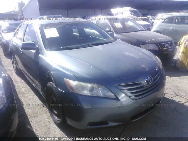 4T1BE46K97U532582 - 2007 TOYOTA CAMRY NEW GENERAT CE/LE/XLE/SE GREEN photo 1