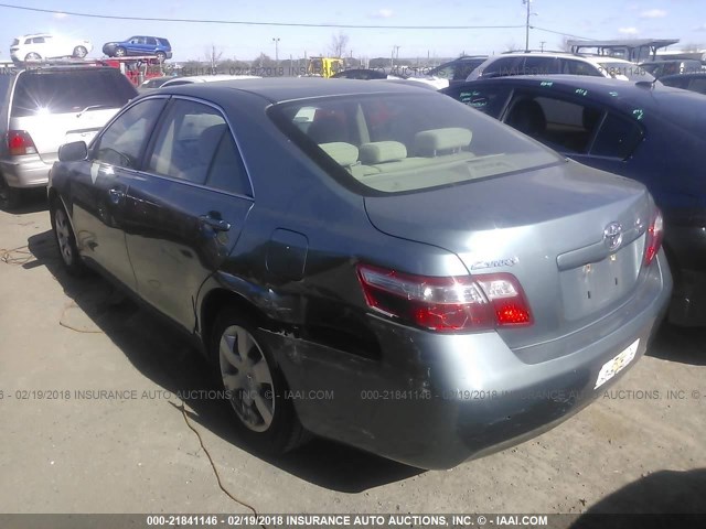 4T1BE46K97U532582 - 2007 TOYOTA CAMRY NEW GENERAT CE/LE/XLE/SE GREEN photo 3