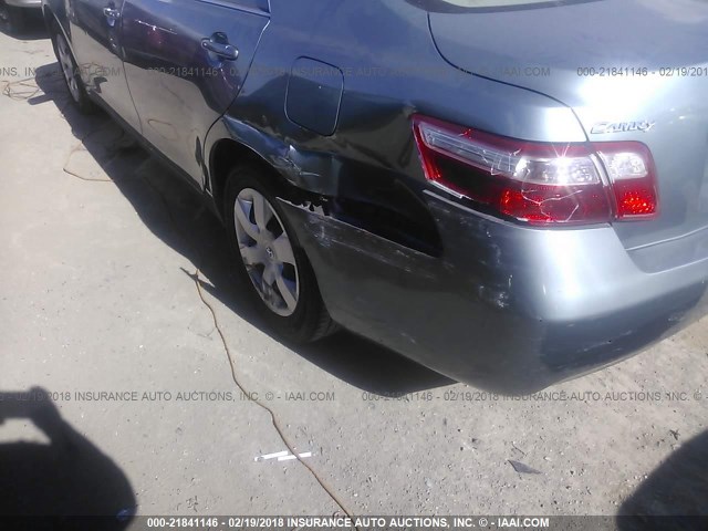 4T1BE46K97U532582 - 2007 TOYOTA CAMRY NEW GENERAT CE/LE/XLE/SE GREEN photo 6
