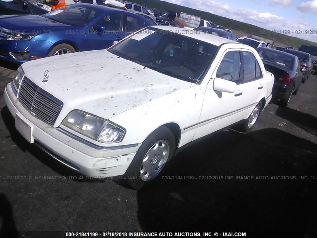 WDBHA28E6SF232127 - 1995 MERCEDES-BENZ C 280 WHITE photo 2