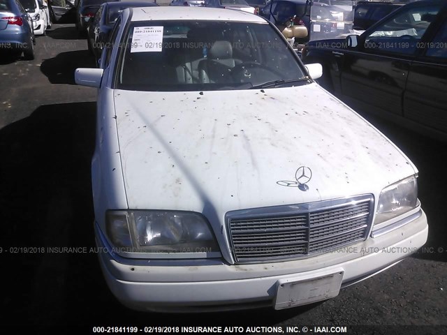 WDBHA28E6SF232127 - 1995 MERCEDES-BENZ C 280 WHITE photo 6