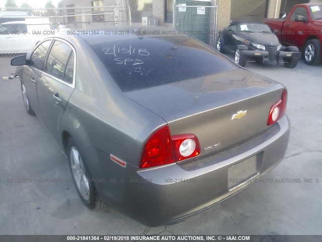 1G1ZA5E04CF288397 - 2012 CHEVROLET MALIBU LS 棕色 照片 3