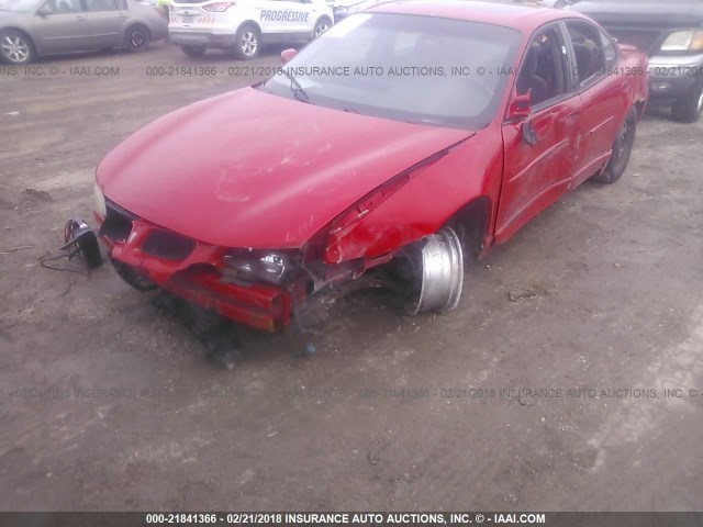 1G2WP52KX3F117799 - 2003 PONTIAC GRAND PRIX GT RED photo 6