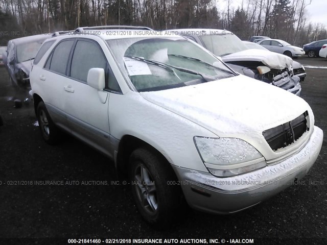 JTJGF10U230163157 - 2003 LEXUS RX 300 WHITE photo 1